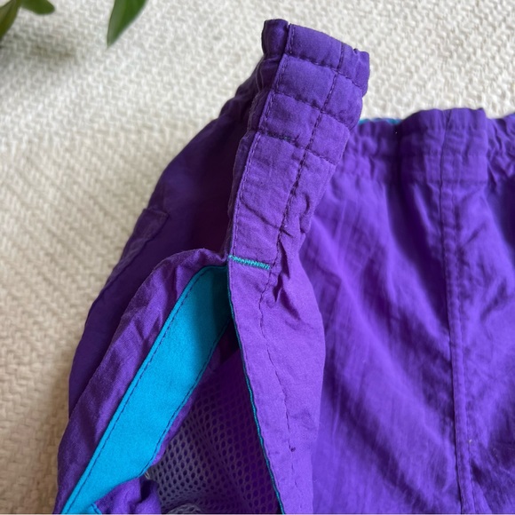 Vintage 80s Purple Short Swim Trunks - Picture 4 of 8